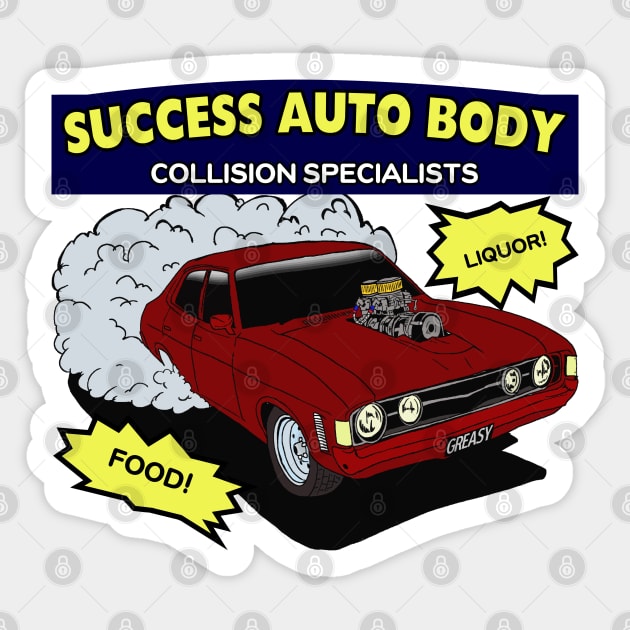 Success Auto Body Collision Specialists Sticker by THRILLHO